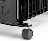 Wansa 13 Fin Oil Heater, 2500W, CY-C01F-13-28 - Black