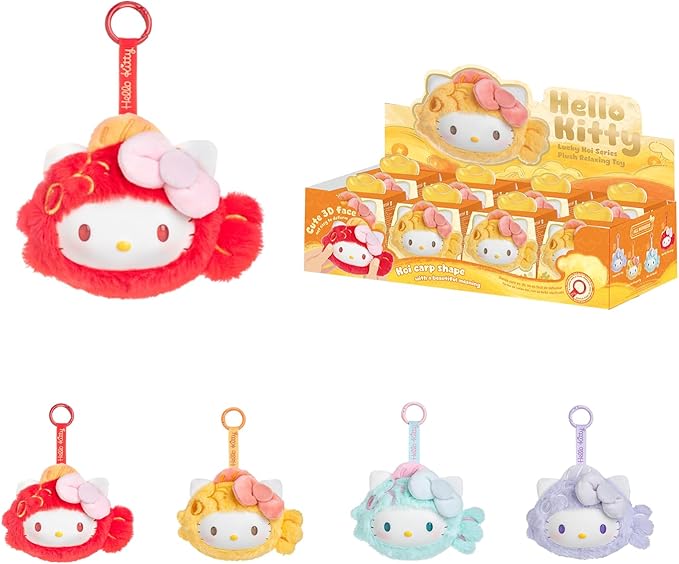 Hello Kitty Lucky Koi Series Plush Relaxing Toy (Blind Box) - 25MR-009
