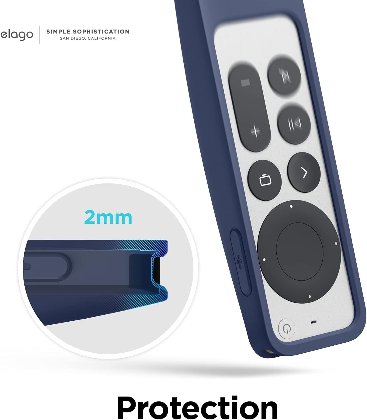 Elago Apple TV Siri Remote R5 (2021-present) Case (AirTag Compatible)
