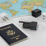 RAVPower RP-PC1080 25W 2-Port Universal Adapter black - RP-PC1080