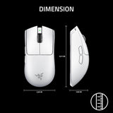 RAZER Viper V4 Pro 50K Optical Sensor Wirless Gaming Mouse - White RZ01-05630200-R3G1