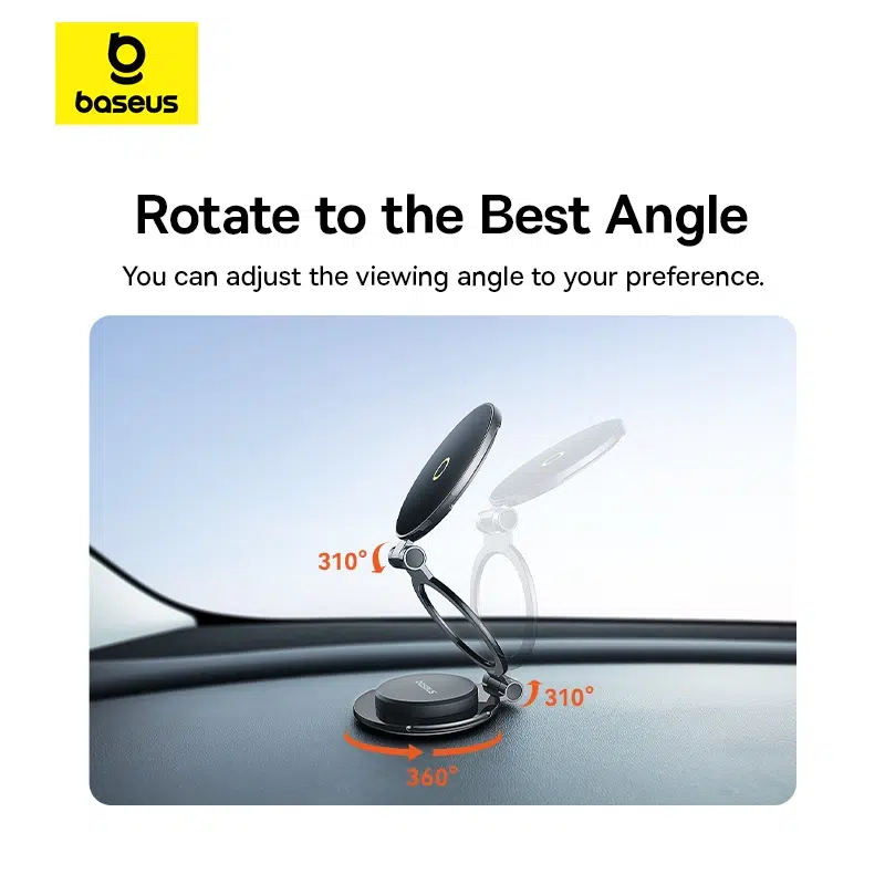 Baseus MagPro Series II Magnetic Car Mount Stick-on Version - Cosmic Black
