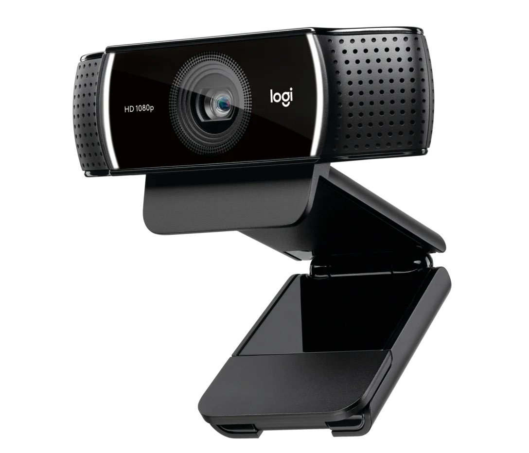 كاميرا ويب Logitech C922 PRO HD STREAM احترافية للبث بدقة ١٠٨٠ بكسل فائقة السرعة بمعدل ٣٠ إطارًا في الثانية