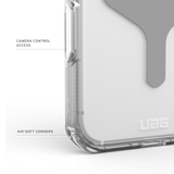 UAG iPhone 17 Pro Max Plyo Magsafe Case - Ice/Silver