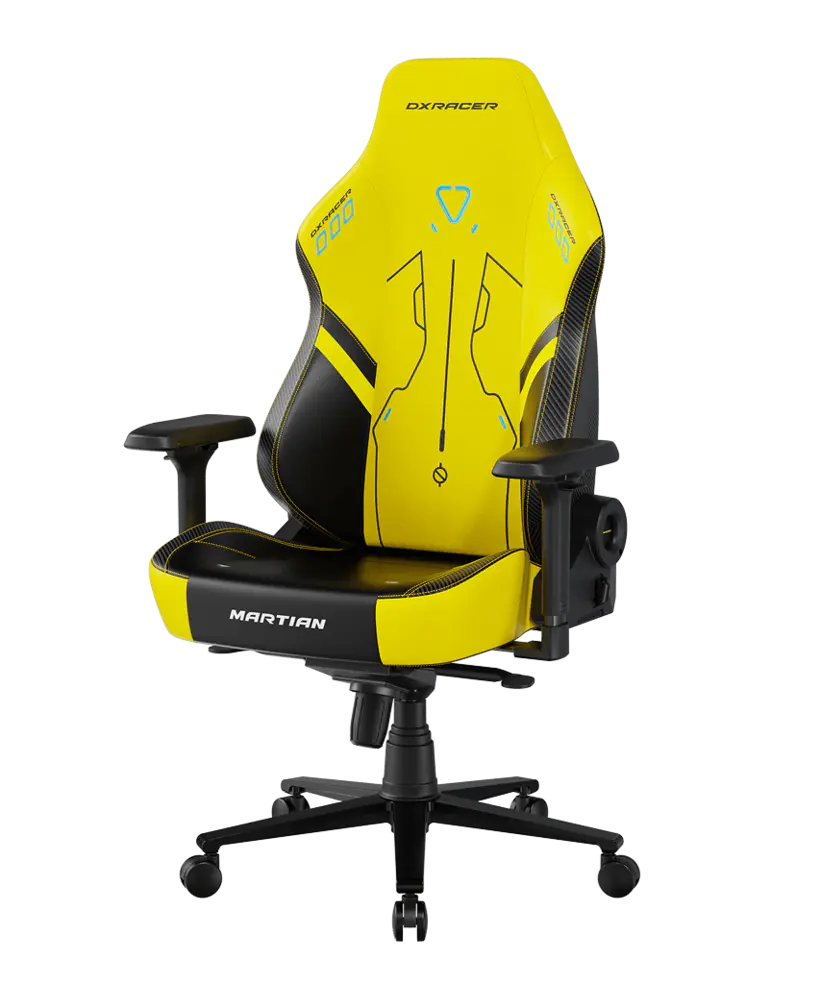 DXRacer Martian Series L Gaming Chair Black/Yellow