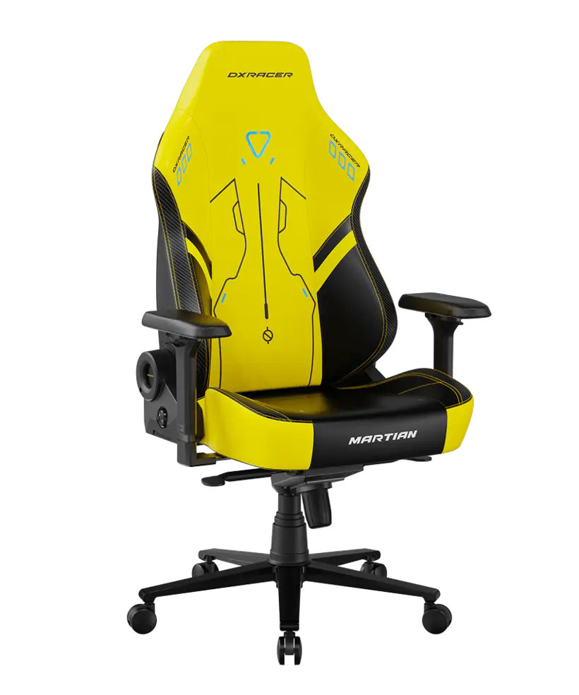 DXRacer Martian Series L Gaming Chair Black/Yellow