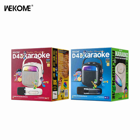 WEKOME D43 Karaoke Speaker - Beige