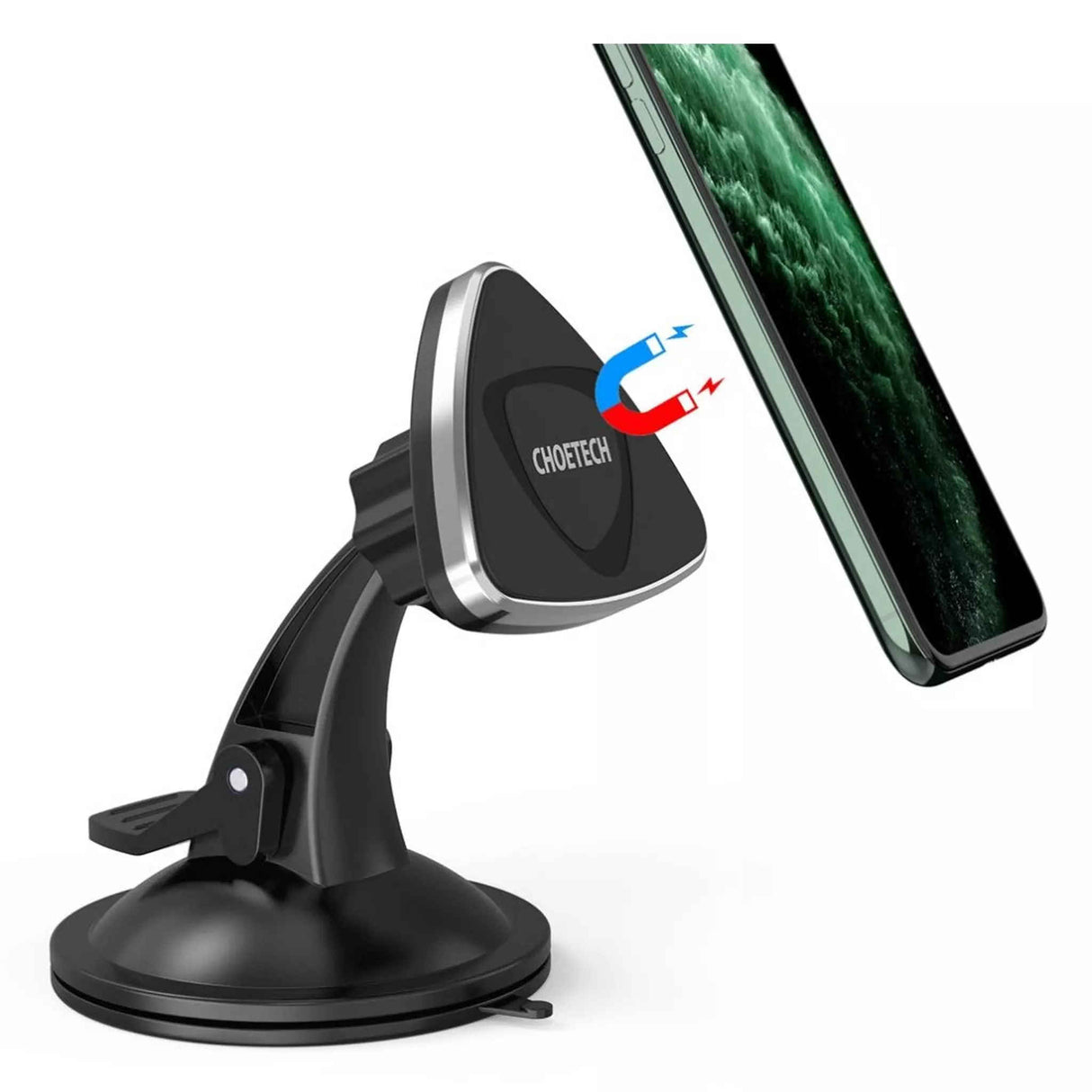 Choetech 360 Degree Rotation Magnetic Car Phone Mount - Black