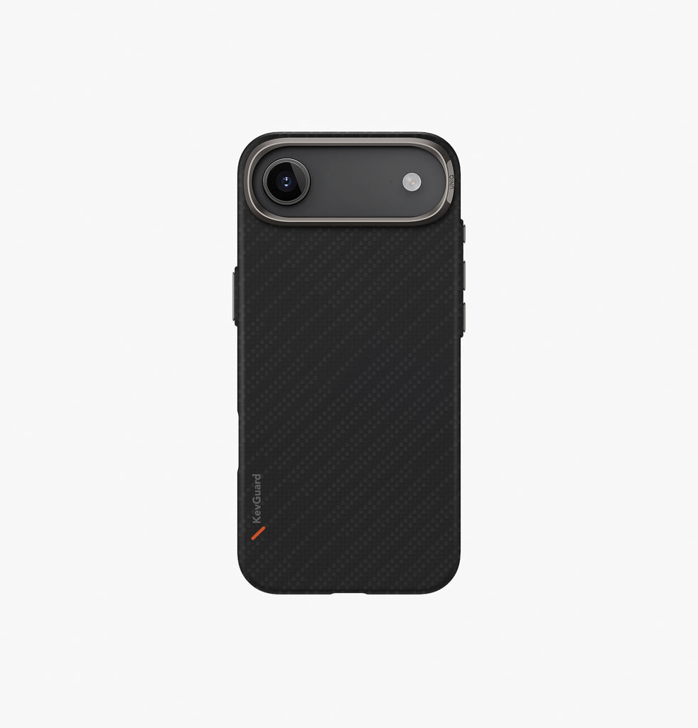 UNIQ HYBRID IPHONE 17 AIR (2025) 6.6 MAGCLICK CHARGING KEVA EDGE - CARBON BLACK