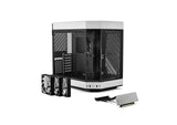 HYTE Y60 Dual Chamber Panoramic Tempered Glass ATX Case With 3 Fans - Black/White