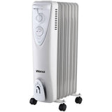 Wansa 1500W 7 Fins Oil Heater, CY-C08-7-15 - White