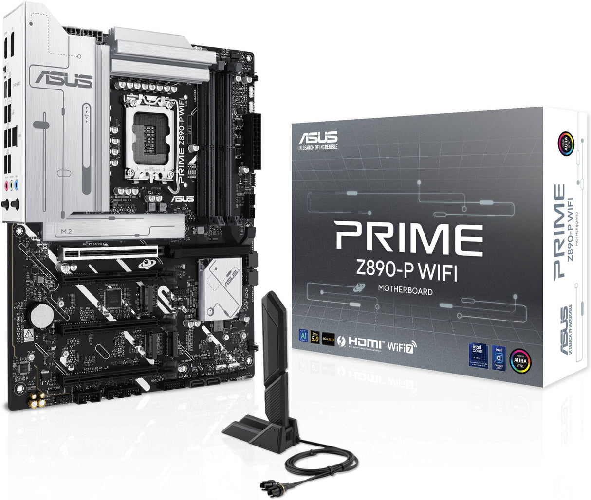 Asus Prime Z890-P Wifi, AI, DDR5, Pcle 5.0, LGA 1851 PC Motherboard