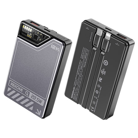 WEKOME WP-11 Vanguard Series Cabled Power Bank 22.5W 10000mAh