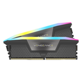 CORSAIR VENGEANCE RGB 96GB (2x48GB) DDR5 DRAM 6000MT/s CL30 AMD EXPO & Intel XMP Memory Kit - Black