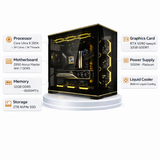 Custom Gaming PC Intel Core Ultra 9 285K, RTX 5090 32GB GDDR7, 32GB DDR5 8000MT/s, 2TB NVMe, Windows 11 Pro