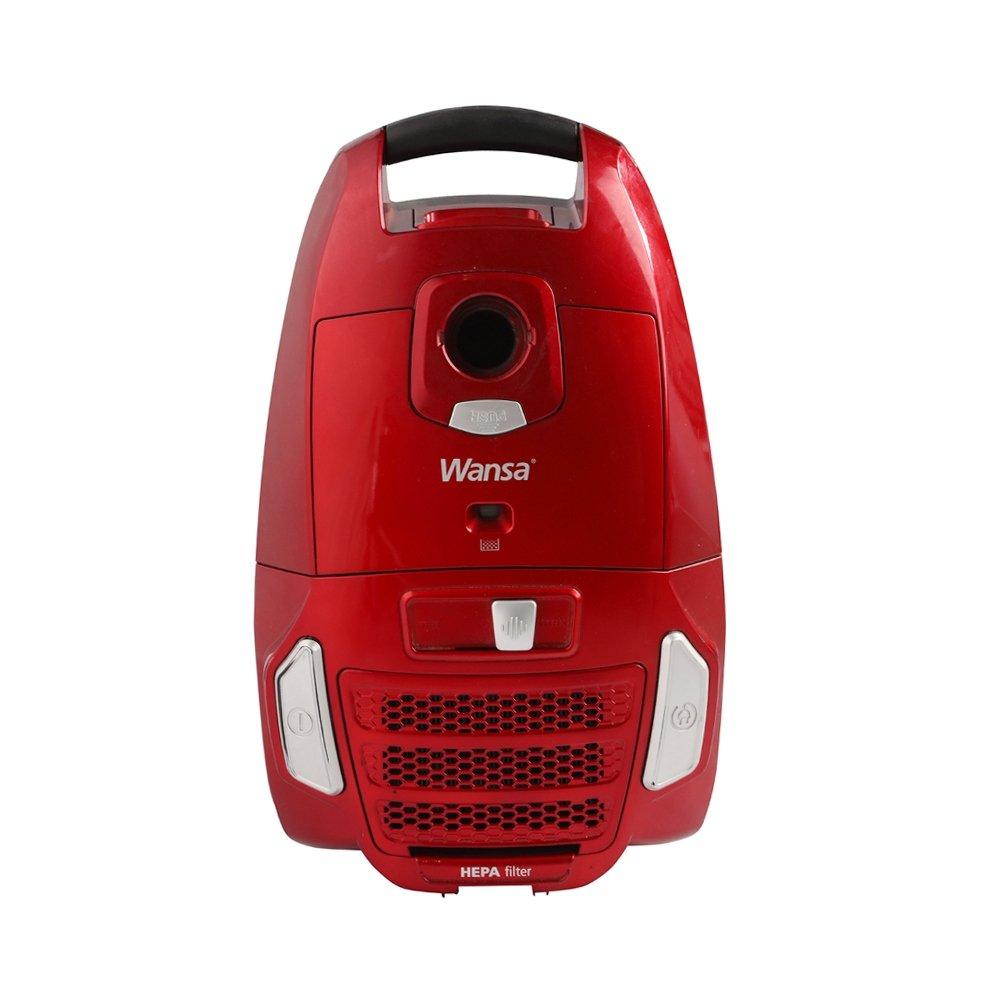 Wansa Canister Vacuum Cleaner, 2400 W, 6 Liters, VCB50A14E-D - Red