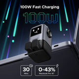 شاحن UGREEN Uno بقوة 100 واط و4 منافذ – GaN – بريطاني