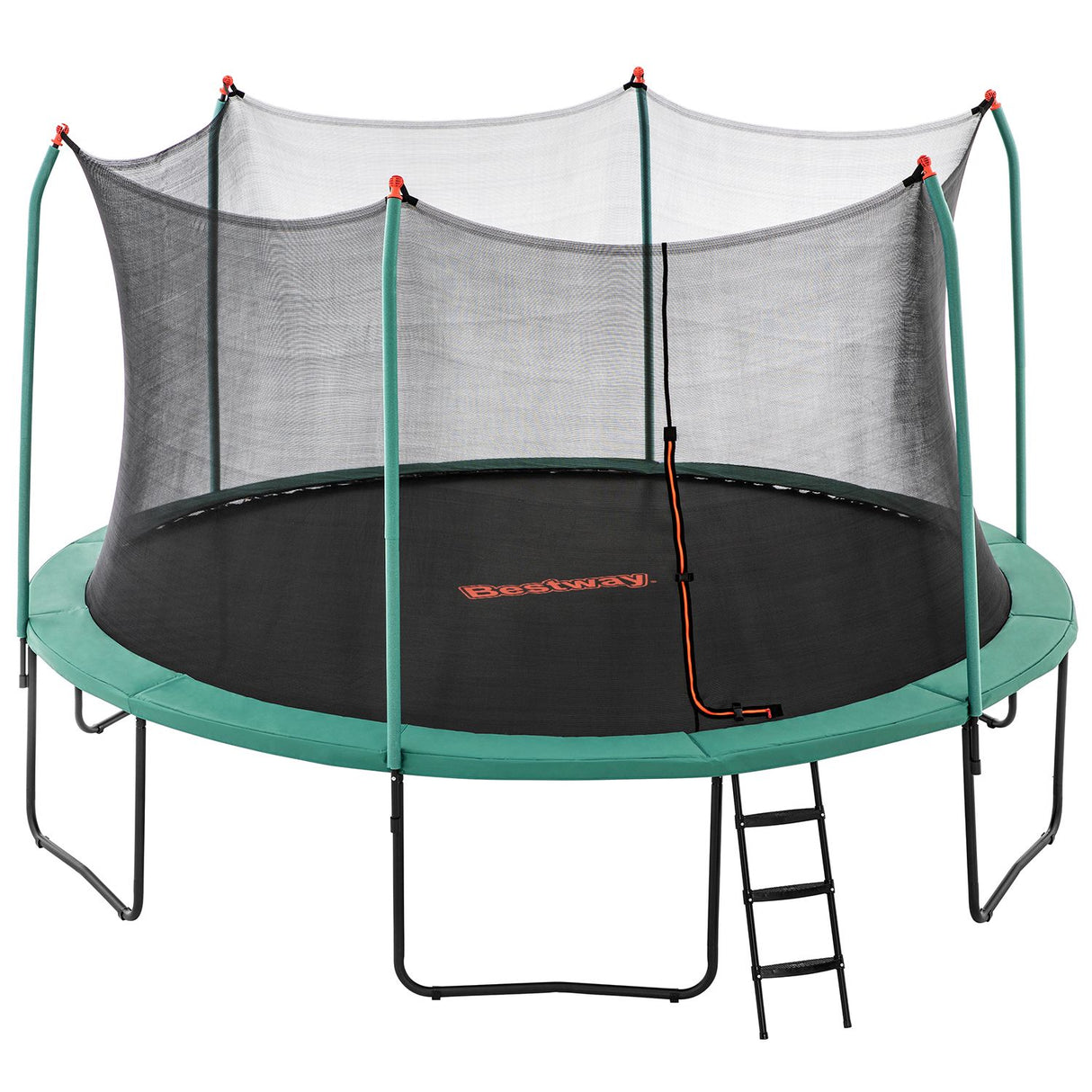 BESTWAY 4.27m x 2.86m Xtreme Air Trampoline (1 trampoline, 1 spring-loading tool, 6 anchors, 12 foot pads, 1 ladder) Age 6+ 59105 (Installation Not Included)
