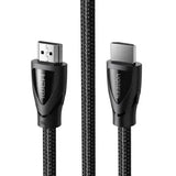 كابل UGREEN HDMI A M/M مع غلاف مضفّر بطول 1.5 متر - أسود HD140-80402