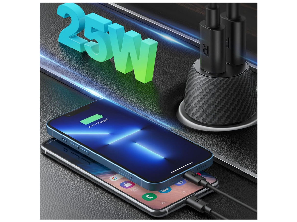 RAVPower RP-VC032 Total PD50W Car Charger - RP-VC032