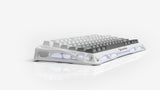 GravaStar Mercury K1 75% Wireless Mechanical Gaming Keyboard - Gradient White