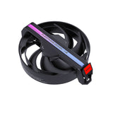 Alseye Φ12(DM12)-B DC 12V High Air Pressure Case Fan Support ARGB with Hidden Screws Option - Black