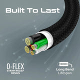 Promate Super-Flexible 60W USB-C to USB-C Cable 2A Standard Charging 3M length - Black