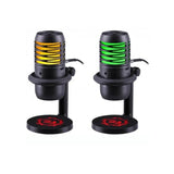 Redragon Nebula GM211 ميكروفون ألعاب USB سلكي بتقنية الكارديويد و6 أوضاع إضاءة RGB - أسود