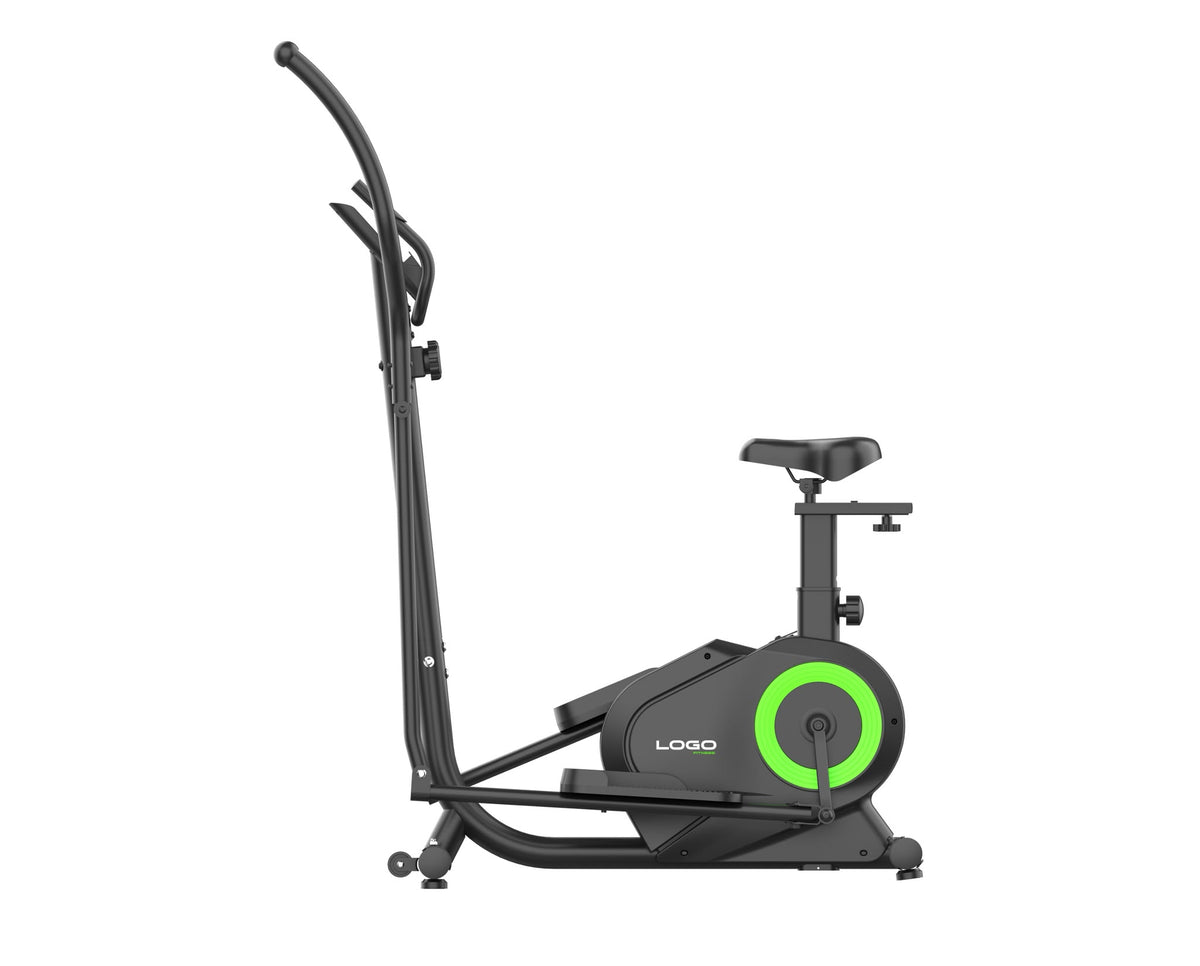 Black Bull 2-in-1 Elliptical Cross Trainer with Seat, 120KG Capacity - UMWB700