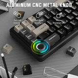 ATTACK SHARK X66 60% Wireless Mechanical Keyboard with Side Printed PBT Keycaps - Star Black
