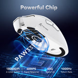 ATTACK SHARK R1 Wireless Gaming Mouse PixArt PAW3311 - White