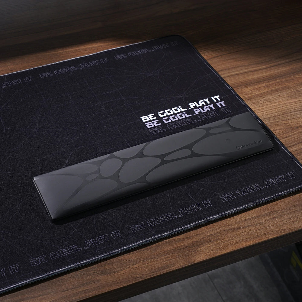 GravaStar 75% Keyboard Wrist Rest Pad - Black