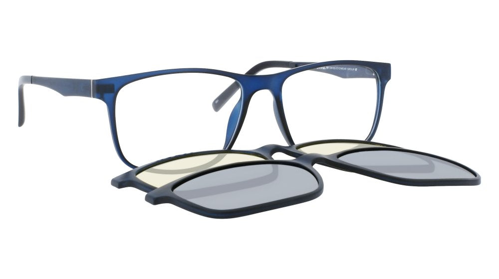 INVU optical frames Matt Black, D&N Concept M4253A