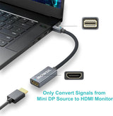 محول موسيل من HDMI إلى VGA | محول عالي الدقة 1080p يعمل بتقنية التوصيل والتشغيل لأجهزة الكمبيوتر الشخصية، وأجهزة الكمبيوتر المحمولة، وأجهزة العرض، والشاشات