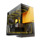 Geometric Future Model 5 Mid Tower Glass Case with 5 Fans