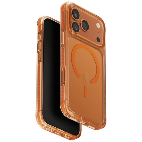 Uniq Hybrid Combat Magsafe Case for iPhone 17 Pro Max - Volt Orange