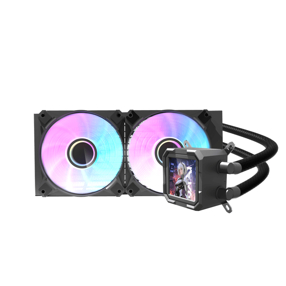 DarkFlash Wave Series DV240S All in One 240mm Liquid CPU Cooler - Black