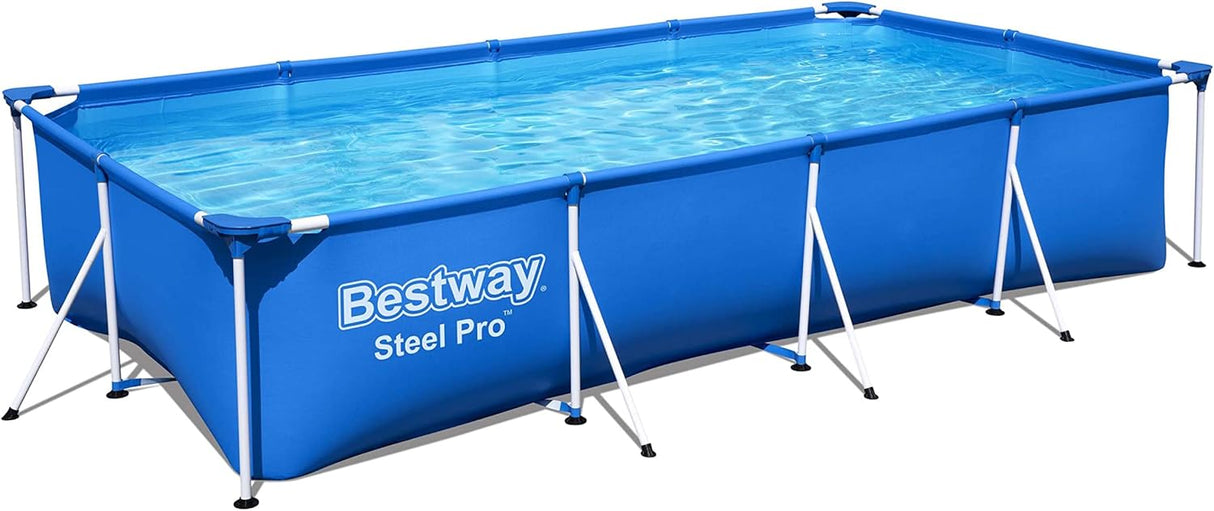 BESTWAY 4.00M X 2.11M X 81CM POOL SET (Contents:Pool, Filter Pump(220-240V), Compatible with Cartridge 58093(I)220-240V)  / 56424