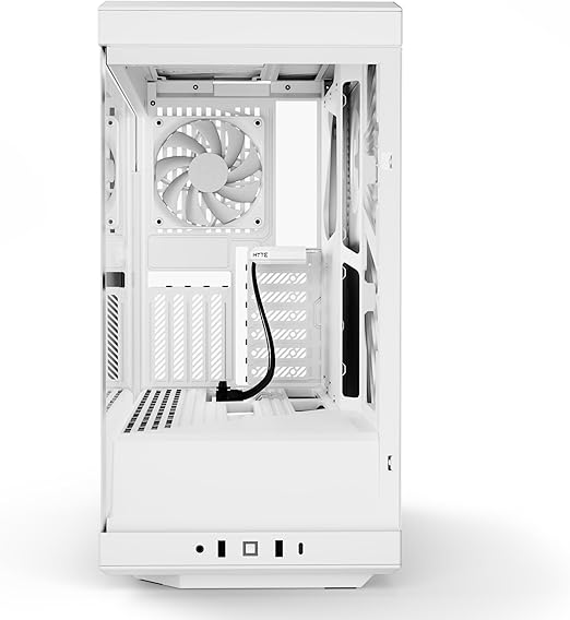 HYTE Y40 Panoramic Tempered Glass ATX Mid Tower Case, White