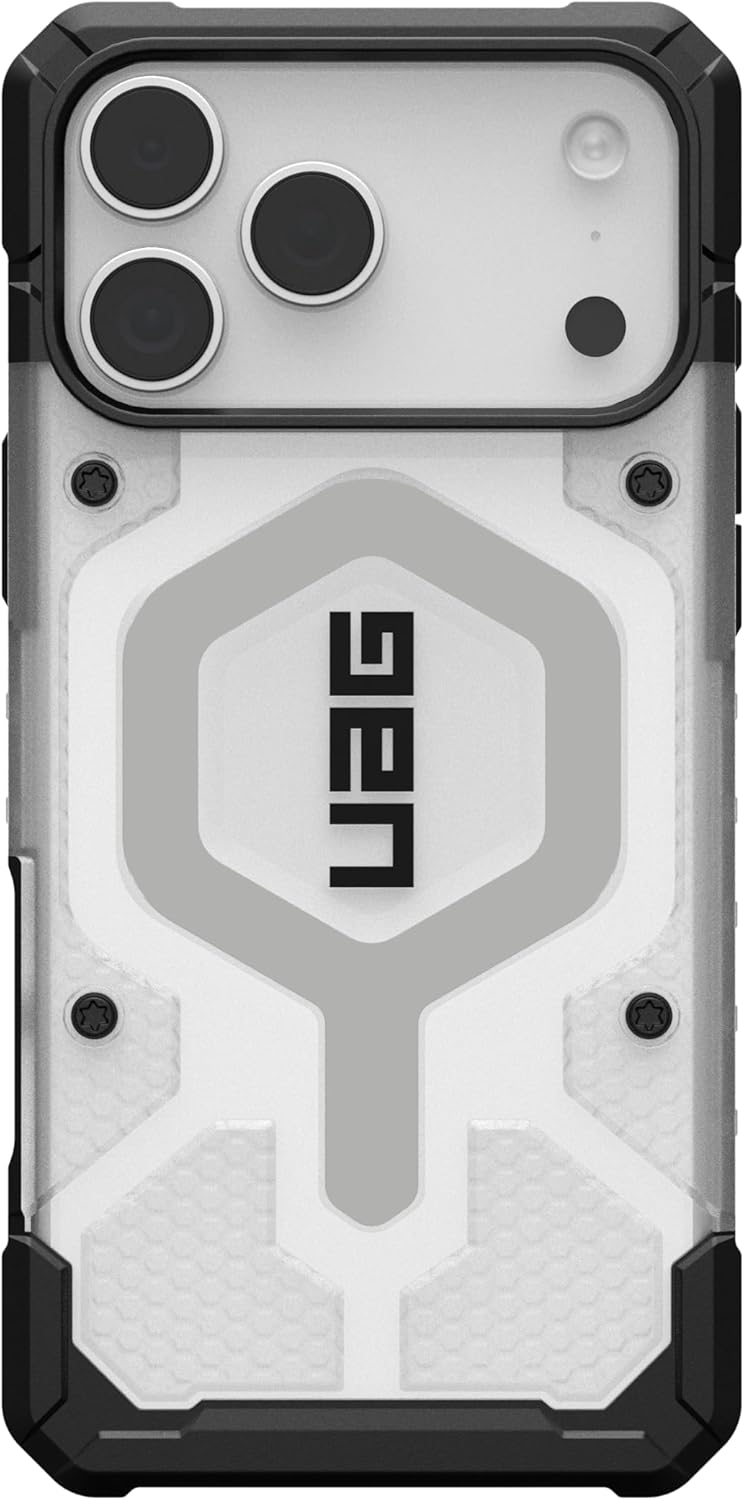 UAG iPhone 17 Pro Pathfinder Clear Magsafe Case - Ice/Silver