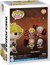 Pop! Animation: Seven Deadly Sin - Meliodas (DM) W / Chase (Exc) - 10cm