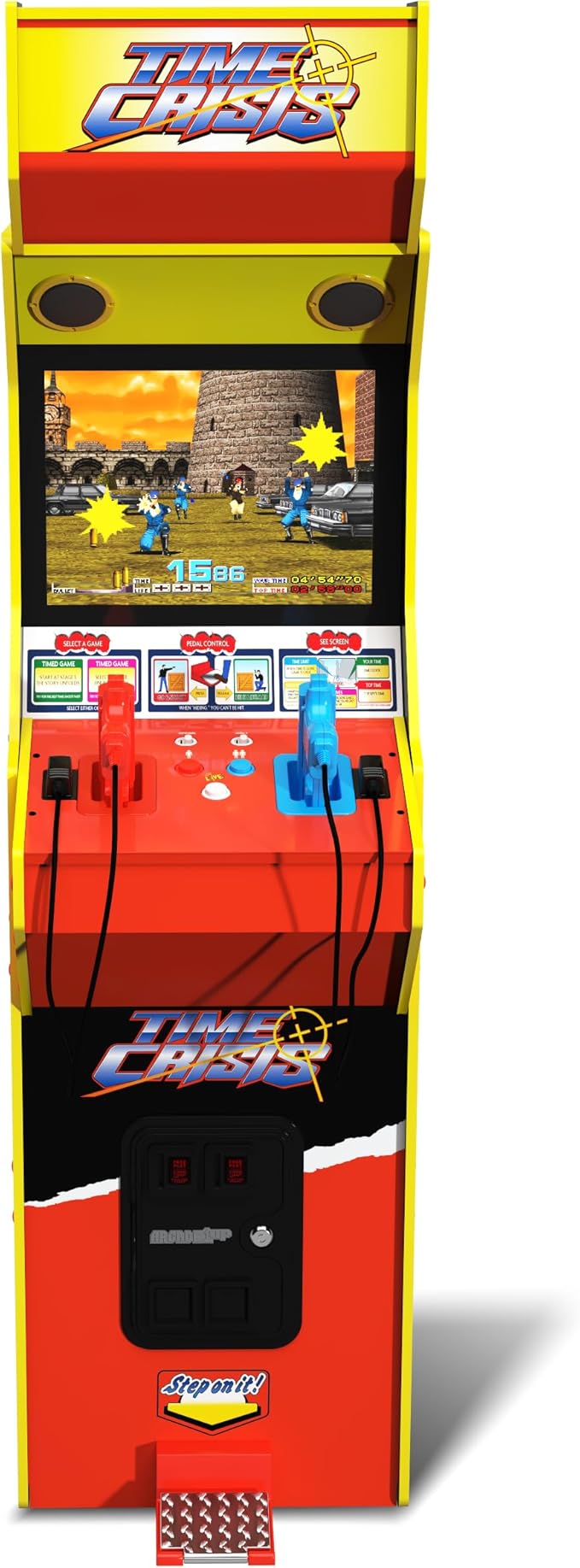 ARCADE1up DELUXE Time Crisis Gaming Arcade Machine