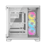 كيس كمبيوتر CORSAIR iCUE LINK 6500X RGB ميد تاور - أبيض