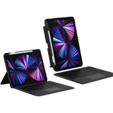 Keyboard Case for iPad Pro 13 (2024) Support Arabic - Black