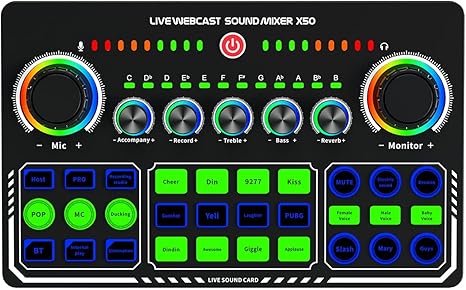 Live Sound Card Mixer (F009)