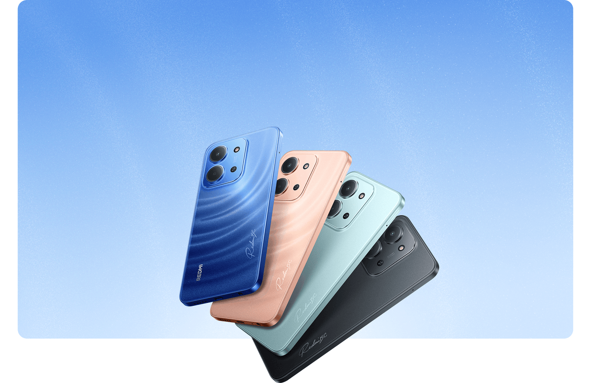 هاتف Redmi 15C 4G بمعالج MediaTek Helio G81 Ultra، وذاكرة وصول عشوائي 8 جيجابايت، وسعة تخزين 256 جيجابايت، وشاشة Dot Drop مقاس 6.9 بوصة بتردد 120 هرتز، وبطارية 6000 مللي أمبير.
