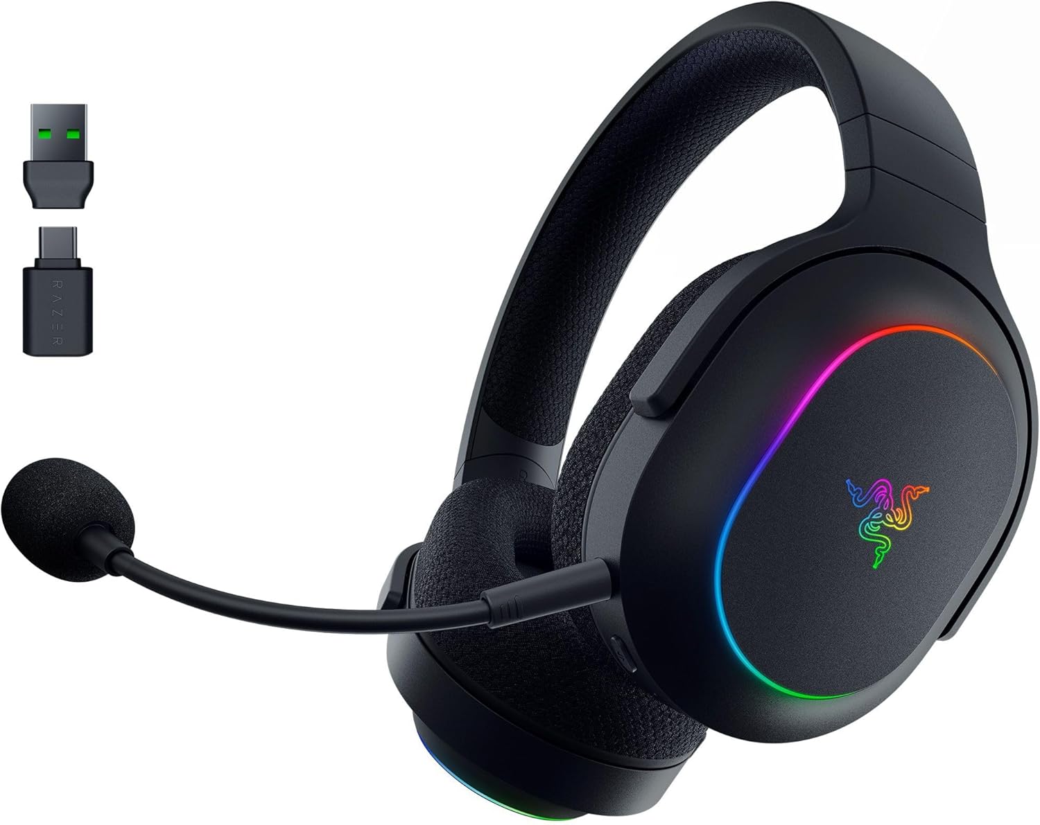 Auriculares para juegos multiplataforma inalámbricos/bluetooth Razer Barracuda X Chroma compatibles con PC, PS4/PS5, Switch - Negro RZ04-05220100-R3M1