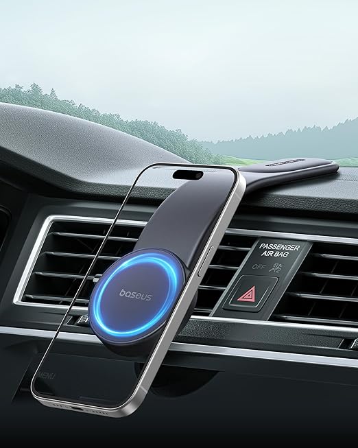 Baseus PrimeTrip C02 Air Magnetic Car Mount - Cluster Black