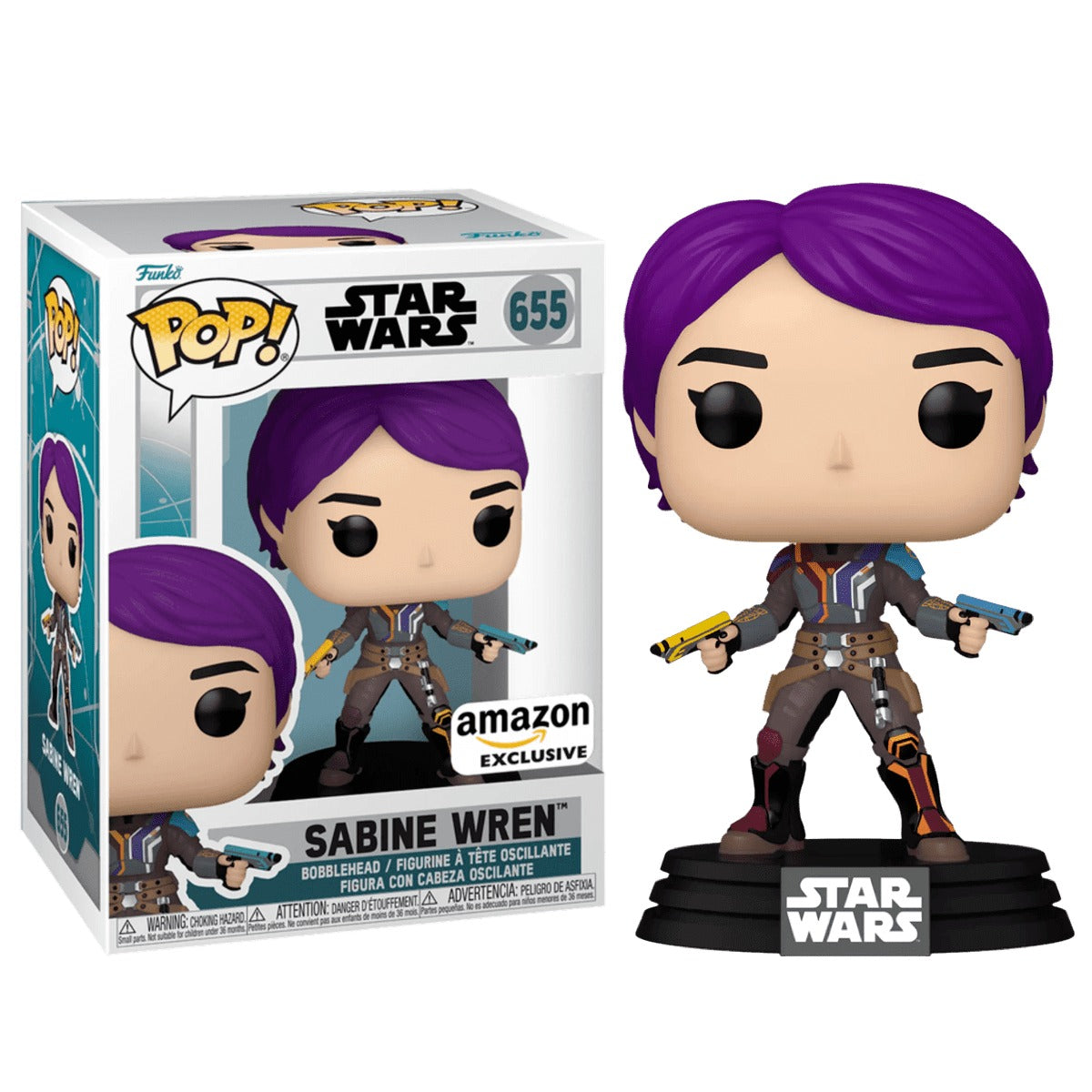 مجسم FUNKO Pop! Star Wars: Ahsoka – سابين رين (إصدار حصري)