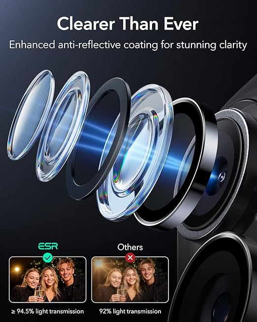 ESR iPhone 17/16/16 Plus Armorite Camera Lens Protector